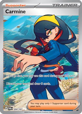 Carmine (204/167) - SV06 Twilight Masquerade Holofoil - Ultra Rare