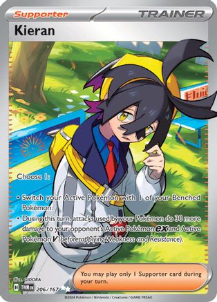 Kieran (206/167) - SV06 Twilight Masquerade Holofoil - Ultra Rare