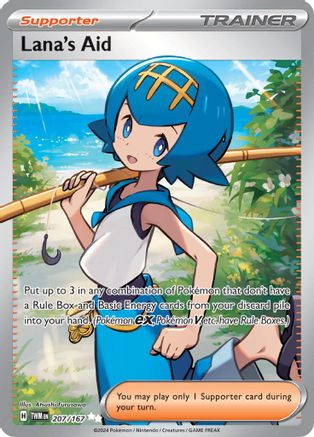 Lana's Aid (207/167) - SV06 Twilight Masquerade Holofoil - Ultra Rare