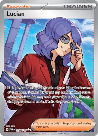 Lucian (208/167) - SV06 Twilight Masquerade Holofoil - Ultra Rare