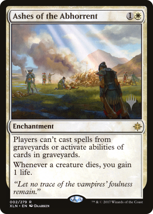 Ashes of the Abhorrent (PPM20-02P) - Ixalan Promos (Promo Pack)
