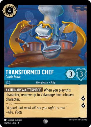 (157/204)  Transformed Chef - Castle Stove - Ursula's Return  Cold Foil