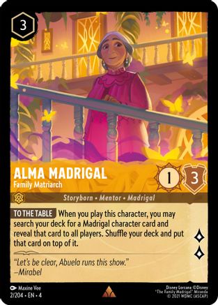 (002/204)  Alma Madrigal - Family Matriarch - Ursula's Return  Normal