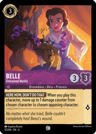 (037/204)  Belle - Untrained Mystic - Ursula's Return  Normal