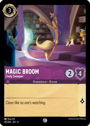 (049/204)  Magic Broom - Lively Sweeper - Ursula's Return  Normal