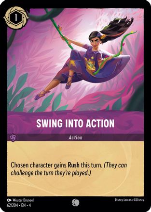 (062/204)  Swing into Action - Ursula's Return  Cold Foil
