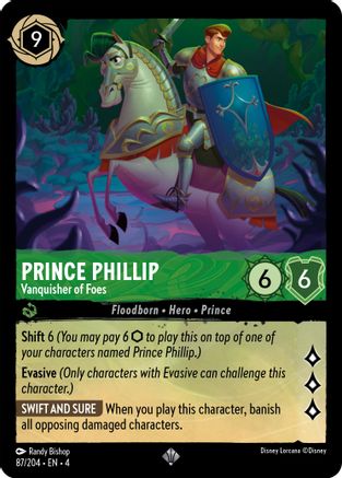 (087/204)  Prince Phillip - Vanquisher of Foes - Ursula's Return  Normal