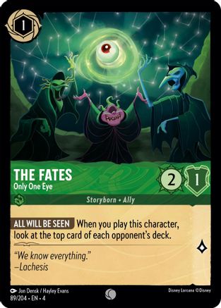 (089/204)  The Fates - Only One Eye - Ursula's Return  Normal