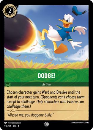 (093/204)  Dodge! - Ursula's Return  Cold Foil