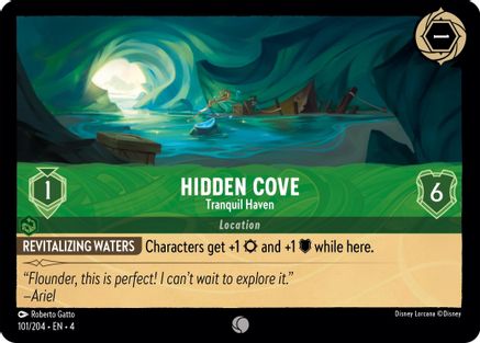 (101/204)  Hidden Cove - Tranquil Haven - Ursula's Return  Cold Foil