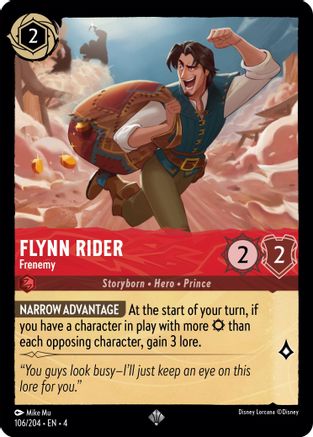 (106/204)  Flynn Rider - Frenemy - Ursula's Return  Normal