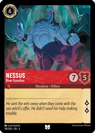 (118/204)  Nessus - River Guardian - Ursula's Return  Cold Foil