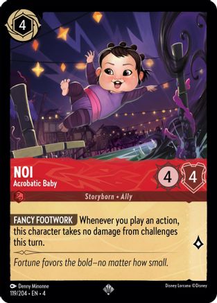 (119/204)  Noi - Acrobatic Baby - Ursula's Return  Cold Foil