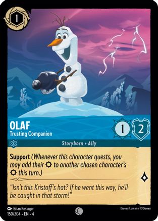 (150/204)  Olaf - Trusting Companion - Ursula's Return  Normal