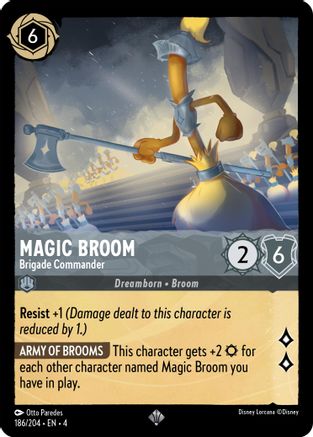 (186/204)  Magic Broom - Brigade Commander - Ursula's Return  Normal