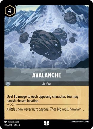 (195/204)  Avalanche - Ursula's Return  Cold Foil