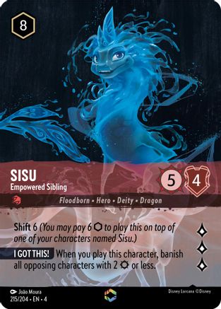 Sisu - Empowered Sibling (Enchanted) (215/204) - Ursulas Return Holofoil