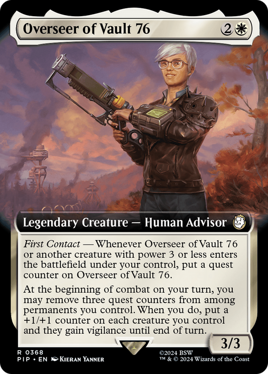 Overseer of Vault 76 (Extended Art) (PIP-368) - Fallout: (Extended Art) Foil