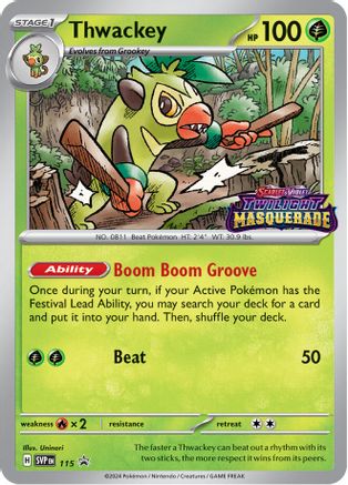 Thwackey (115) - SV Scarlet & Violet Promo Cards Holofoil - Promo