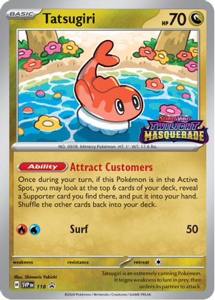 Tatsugiri (118) - SV Scarlet & Violet Promo Cards Holofoil - Promo