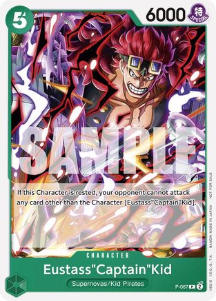 (P-067) Eustass"Captain"Kid (OP-07 Pre-Release Tournament) - One Piece Promotion Cards Normal