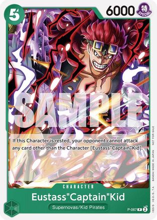 Eustass"Captain"Kid (OP-07 Pre-Release Tournament) (P-067) - One Piece Promotion Cards