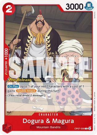 (OP07-009) Dogura & Magura - 500 Years in the Future Pre-Release Cards Normal