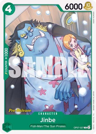 Jinbe (027) (OP07-027) - 500 Years in the Future Pre-Release Cards