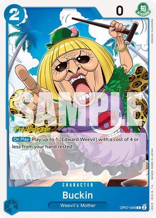 Buckin (OP07-049) - 500 Years in the Future Pre-Release Cards