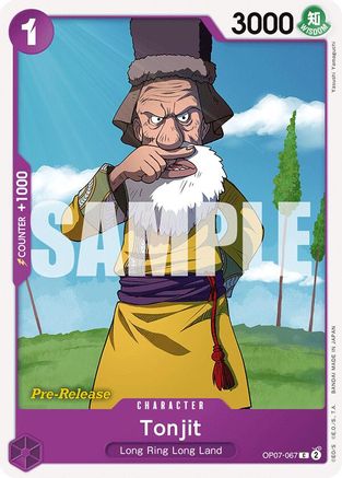 (OP07-067) Tonjit - 500 Years in the Future Pre-Release Cards Normal