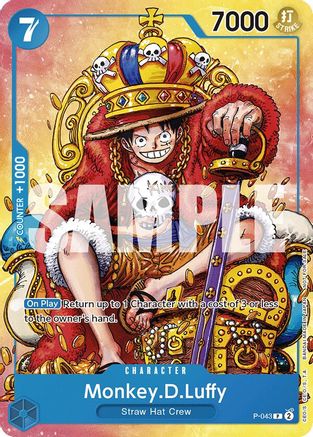 (P-043) Monkey.D.Luffy (Convention Promo 2024) - One Piece Promotion Cards Foil