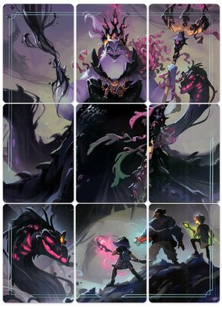 ()  Ursula - Sea Witch Queen Puzzle Insert (Set of 9) - Ursula's Return  Normal