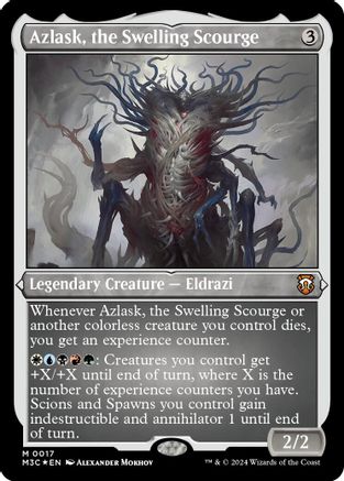 Azlask, the Swelling Scourge (Foil Etched) (M3C-017) - Modern Horizons 3 Commander Foil