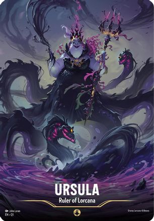 ()  Ursula - Ruler of Lorcana (Oversized) - Illumineer's Quest: Deep Trouble  Holofoil