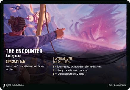 ()  The Encounter // A Dark Realm - Battleground (Oversized) - Illumineer's Quest: Deep Trouble  Normal
