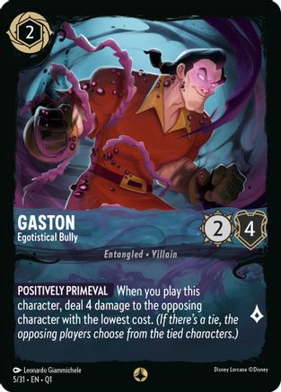 (5/31) Gaston - Egotistical Bully - Illumineer's Quest: Deep Trouble Normal