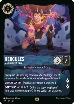 (7/31) Hercules - Manipulated Hero - Illumineer's Quest: Deep Trouble Normal