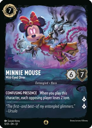 (12/31) Minnie Mouse - Wild-Eyed Diver - Illumineer's Quest: Deep Trouble Normal