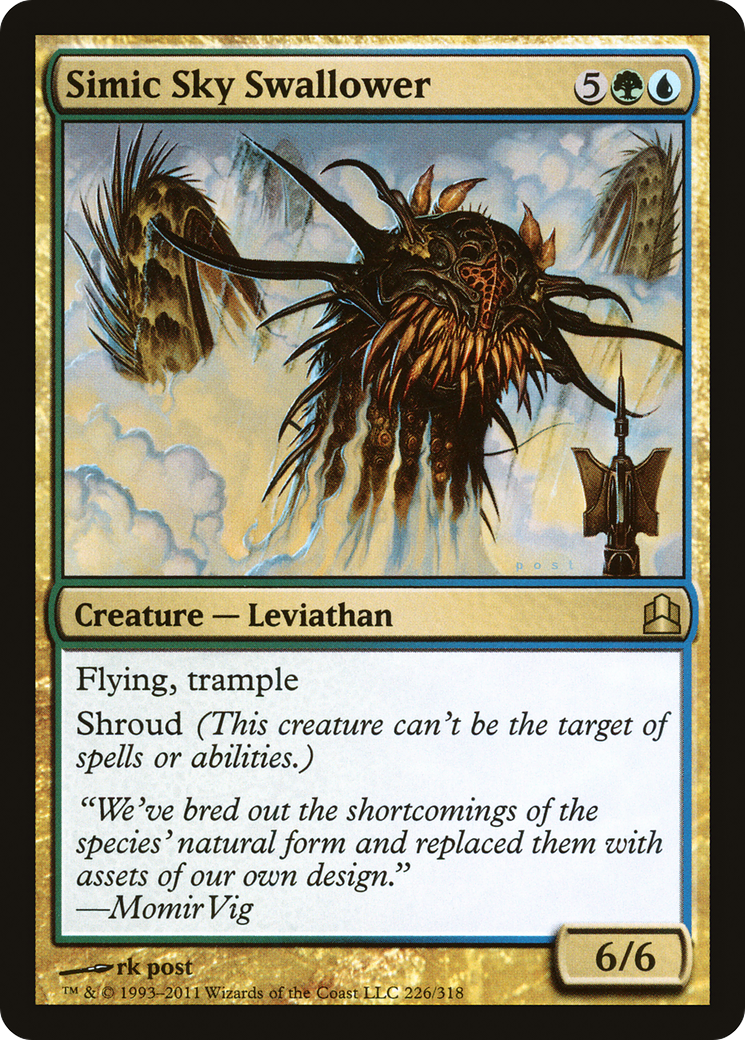 Simic Sky Swallower (CMD-226) - Commander 2011