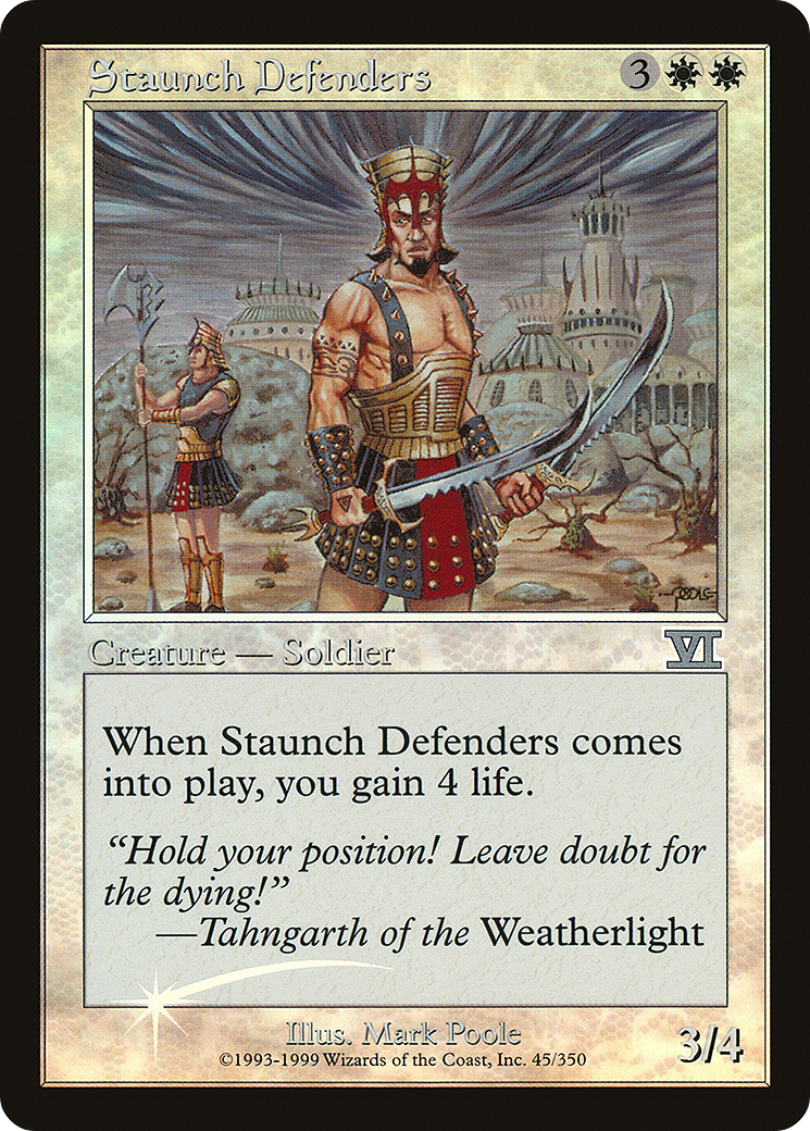 Staunch Defenders (FNM-012) - Friday Night Magic 2000 Foil