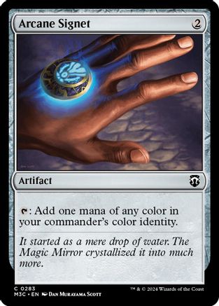 Arcane Signet (Ripple Foil) (M3C-283) - Modern Horizons 3 Commander Foil