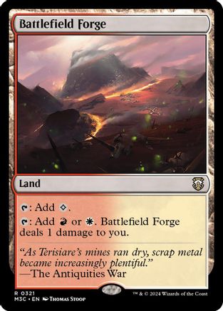 Battlefield Forge (Ripple Foil) (M3C-321) - Modern Horizons 3 Commander Foil