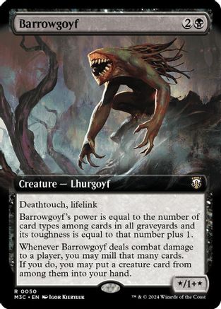 Barrowgoyf (Extended Art) (Ripple Foil) (M3C-050) - Modern Horizons 3 Commander Foil