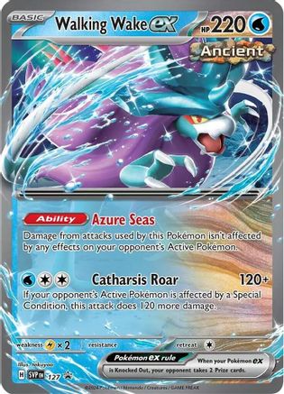 Walking Wake ex (127) - SV Scarlet & Violet Promo Cards Holofoil - Promo