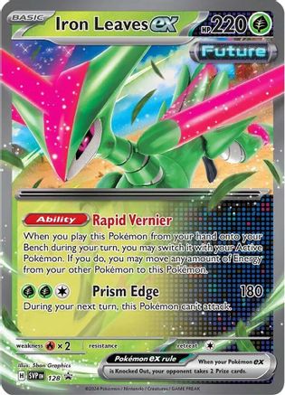 Iron Leaves ex (128) - SV Scarlet & Violet Promo Cards Holofoil - Promo