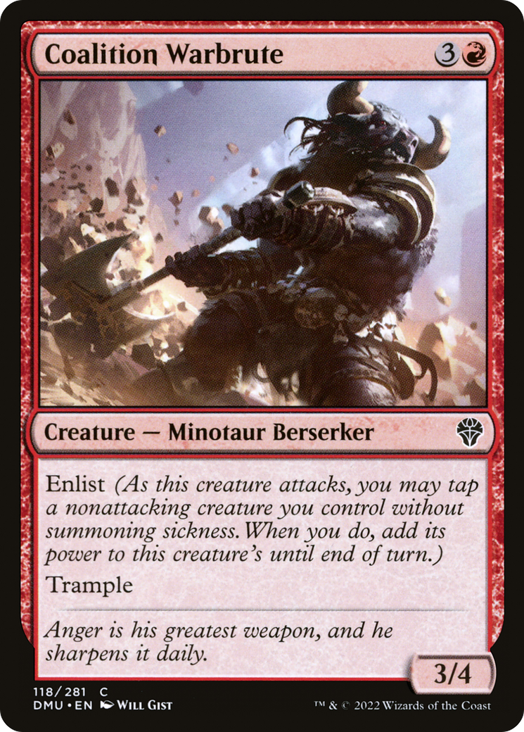 Coalition Warbrute (DMU-118) - Dominaria United Foil