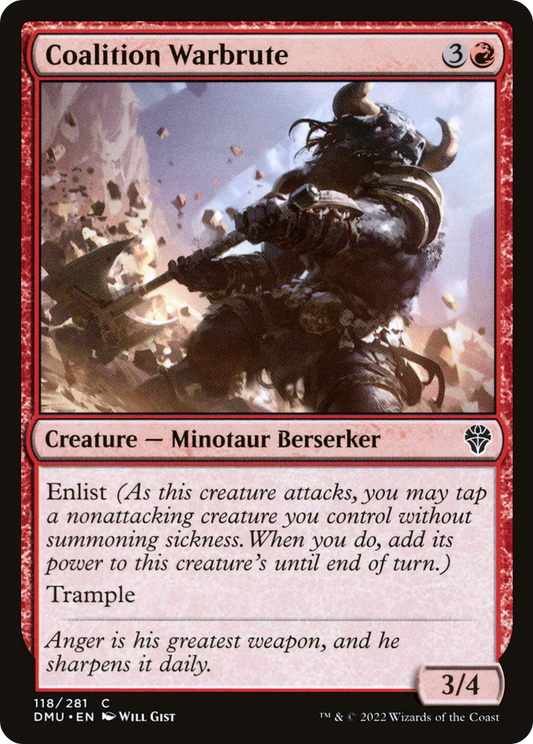 Coalition Warbrute (DMU-118) - Dominaria United Foil