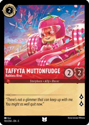 Taffyta Muttonfudge - Ruthless Rival (103/204) - Shimmering Skies Cold Foil