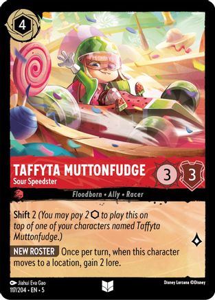 (117/204)  Taffyta Muttonfudge - Sour Speedster - Shimmering Skies  Normal