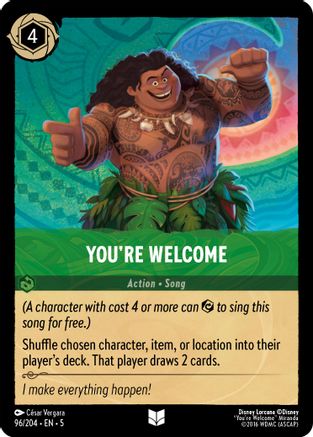 (096/204)  You're Welcome - Shimmering Skies  Normal